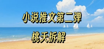 小说推文项目操作全流程第二弹，0粉就能做，门槛低非常适合新手-稀缺资源库