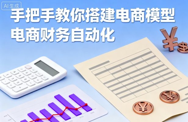 手把手教你搭建电商模型-电商财务自动化-稀缺资源库