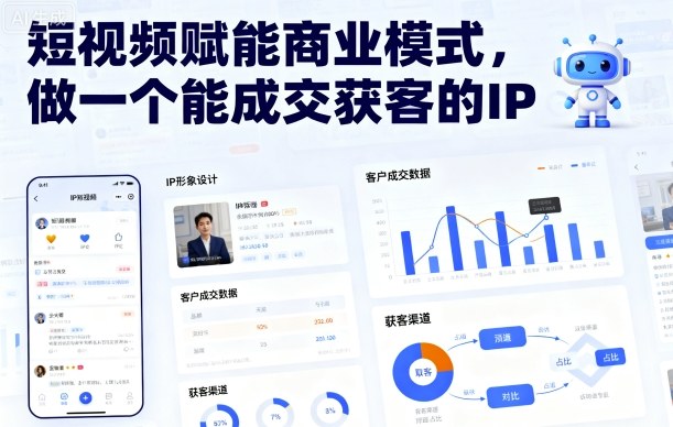 短视频赋能商业模式，做一个能成交获客的IP-稀缺资源库