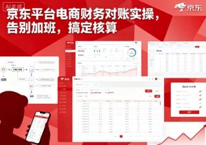 京东平台电商财务对账实操,告别加班,搞定核算-稀缺资源库