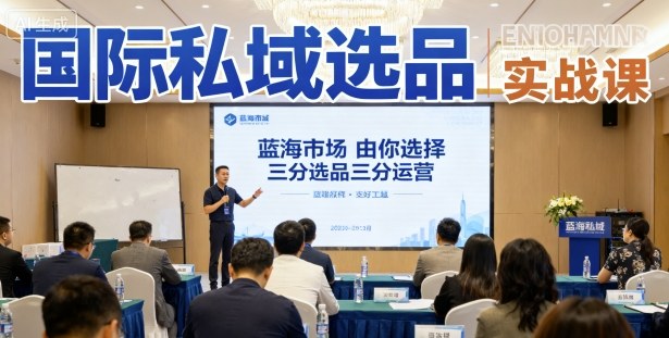 国际私域选品实战课，蓝海市场由你选择，七分选品三分运营-稀缺资源库