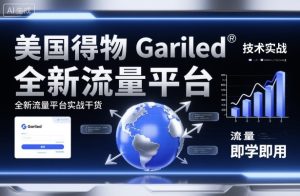 美国得物Gariled技术实战，全新流量平台​实战干货，即学即用-稀缺资源库