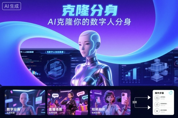 AI数字人认知实操课，克隆你的数字人分身-稀缺资源库