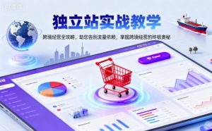 独立站实战教学,跨境经营全攻略,助您告别流量依赖,掌握跨境经营的终极奥-稀缺资源库