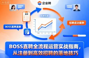 BOSS直聘全流程运营实战指南,从注册到高效招聘的落地技巧-稀缺资源库