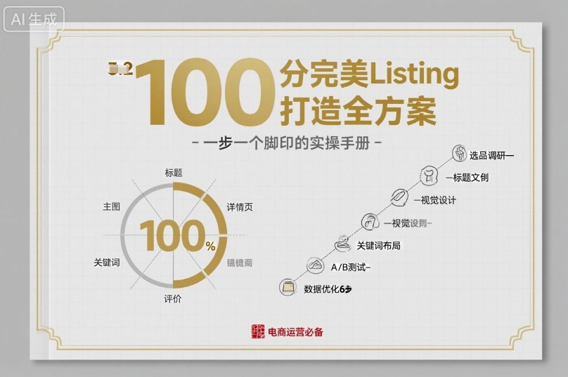 100分完美Listing打造全方案，想要完美listing必须是需要一步一个脚印的-稀缺资源库