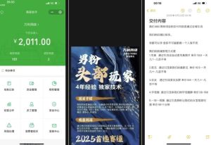 外面收费980全新男粉变现项目,竞争小,利润高,多种方式变现,独家技术-稀缺资源库