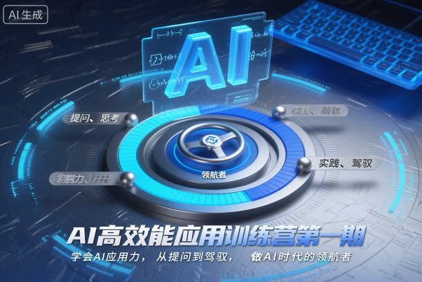 AI高效能应用训练营第一期，学会AI应用力，从提问到驾驭，做AI时代的领航者-稀缺资源库