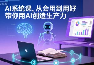 AI系统课,从会用到用好,带你用AI创造生产力-稀缺资源库