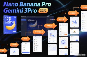 Nano Banana Pro Gemini 3Pro,最新创作实战课,12节实战向技术流,职场降维打击-稀缺资源库