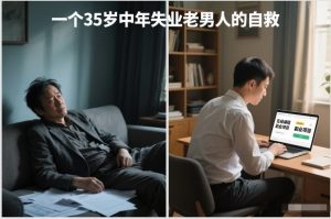 付费文章:一个35岁中年失业老男人的自救-稀缺资源库