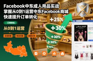 Facebook中东成人用品实战，掌握从0到1运营中东Facebook商城，快速提升订单转化-稀缺资源库