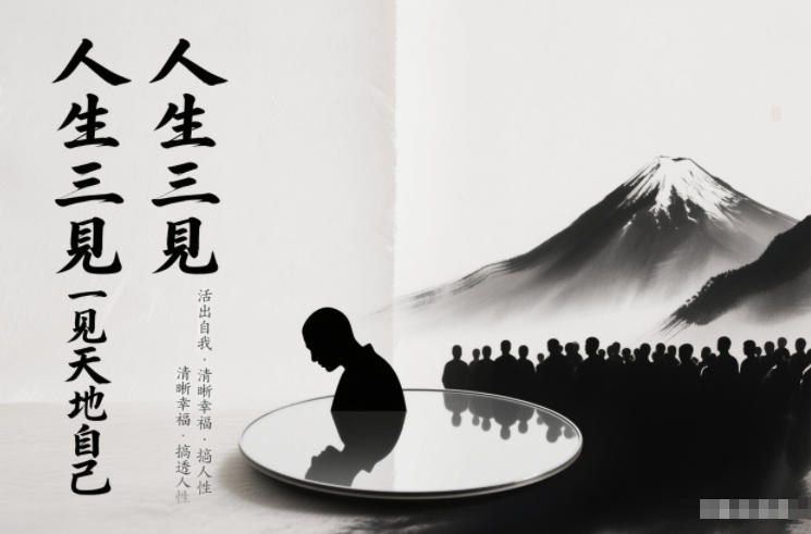 人生三见一见天地见众生见自己，活出自我拥有清晰幸福人生，搞透人性-稀缺资源库