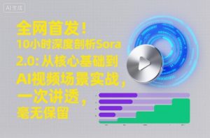 全网首发!10小时深度剖析Sora 2.0:从核心基础到AI视频场景实战,一次讲透,毫无保留-稀缺资源库