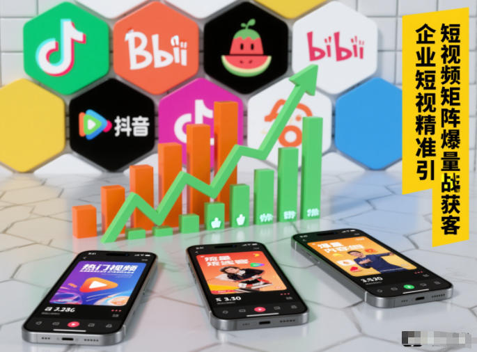 企业短视频精准引流矩阵获客，短视频矩阵爆量战法-稀缺资源库