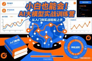 小白也能会!AI大模型实战训练营,从入门到实战轻松上手-稀缺资源库
