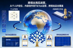 跨境出海实战营，从个人IP定位、内容创作到TikTok运营、跨境选品全覆盖-稀缺资源库