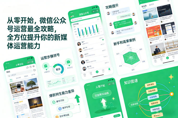 从零开始，微信公众号运营最全攻略，全方位提升你的新媒体运营能力-稀缺资源库