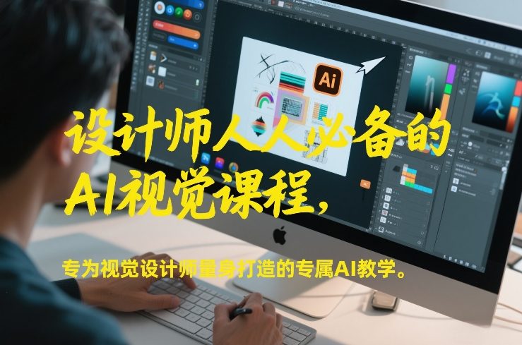 设计师人人必备的AI视觉课程，专为视觉设计师量身打造的专属AI教学-稀缺资源库