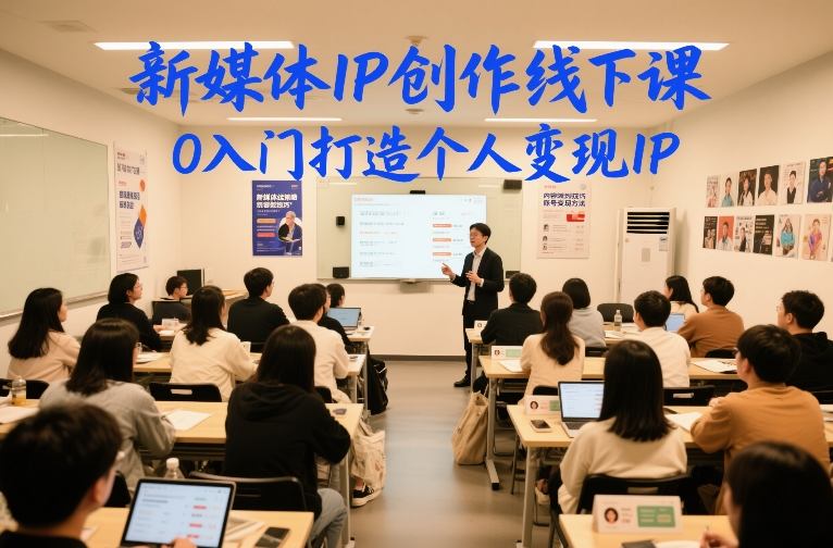 新媒体IP创作线下课，0入门打造个人变现IP-稀缺资源库