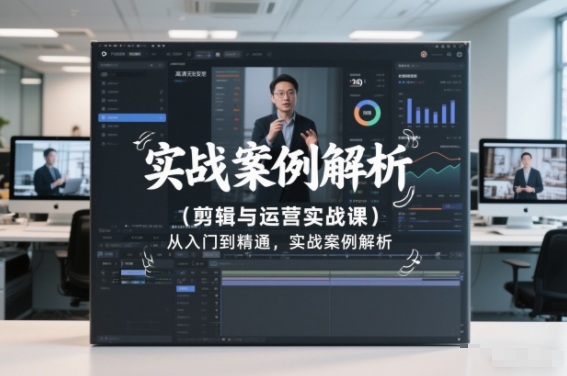剪辑与运营实战课，从入门到精通，实战案例解析（更新2026）-稀缺资源库