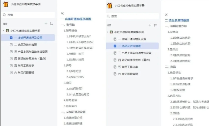 小红书虚拟电商实操手册，3万字保姆级教学，3个月从0賺到1w+-稀缺资源库