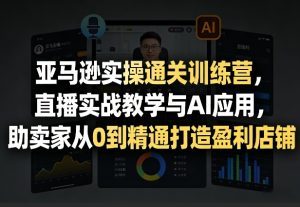 亚马逊实操通关训练营，直播实战教学与AI应用，助卖家从0到精通打造盈利店铺（更新3月）-稀缺资源库