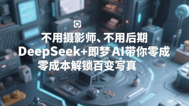 不用摄影师、不用后期，DeepSeek+即梦AI带你零成本解锁百变写真！-稀缺资源库