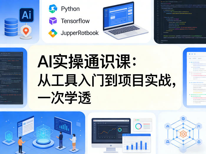 AI实操通识课，从工具入门到项目实战，一次学透-稀缺资源库