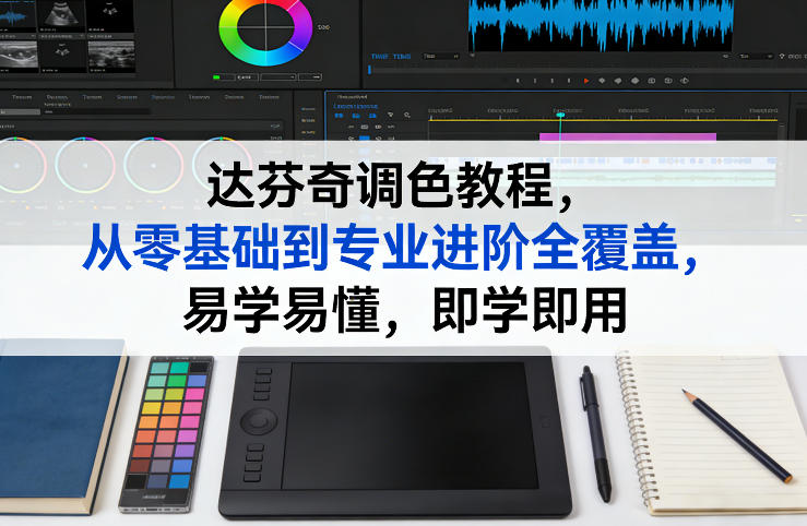 达芬奇调色教程，从零基础到专业进阶全覆盖，易学易懂，即学即用-稀缺资源库