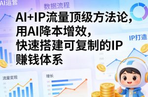 AI+IP流量顶级方法论，用AI降本增效，快速搭建可复制的IP賺钱体系-稀缺资源库