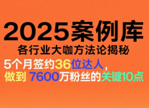 波波来了案例库，收录各行业大咖的方法论，各行业大咖方法论揭秘（更新2026年3月）-稀缺资源库