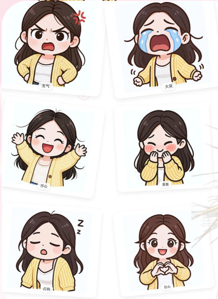 一张照片秒变多种表情包，三步就能拥有专属表情包库，零门槛玩转社交新玩法【文档】-稀缺资源库