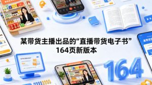 某带货主播出品的《直播带货电子书》164页新版本-稀缺资源库