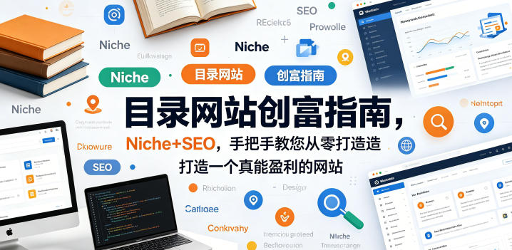 目录网站创富指南，Niche+SEO，手把手教您从零打造打造一个真能盈利的网站【原创双语字幕】-稀缺资源库