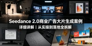 Seedance 2.0商业广告大片生成案例详细讲解｜从实操到落地全拆解-稀缺资源库