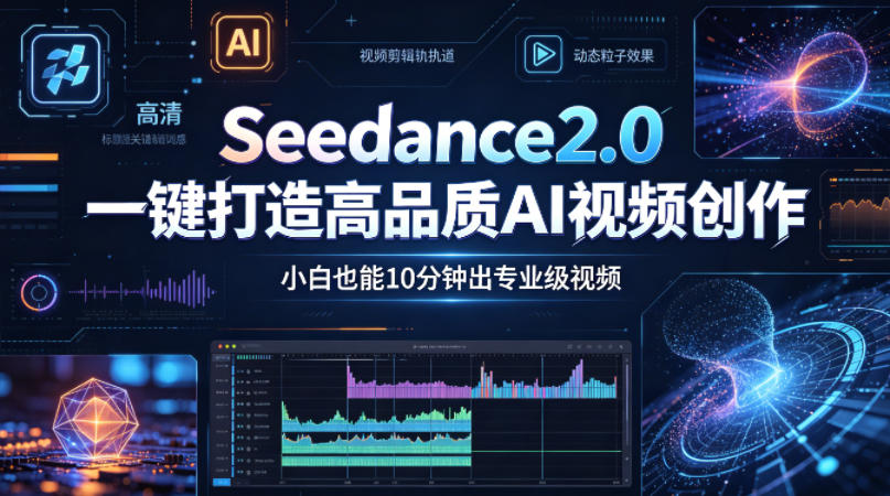 Seedance2.0一键打造高品质AI视频创作，小白也能10分钟出专业级视频-稀缺资源库