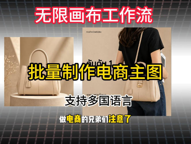 批量复刻电商爆款主图工作流搭建教学，批量下载，支持多国语言，不管是国内电商还是跨境店群都能用-稀缺资源库