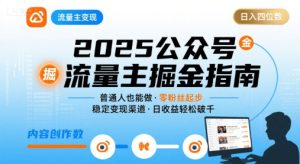 公众号流量主变现项目，普通人也能通过这个项目日入四位数（更新26年8月）-稀缺资源库
