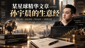 某星球精华文章——孙宇晨的生意经-稀缺资源库