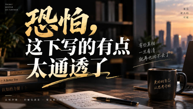 灏泽叔最新付费文章：恐怕，这下写的有点太通透了-稀缺资源库