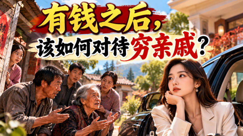 某公众号付费文章：有钱之后，该如何对待穷亲戚？-稀缺资源库