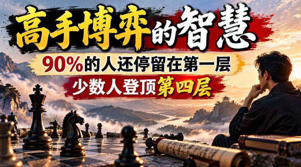 付费文章：高手博弈的智慧，90%的人还停留在第一层，少数人登顶第四层-稀缺资源库
