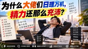 付费文章：为什么大佬们日理万机，精力还那么充沛？-稀缺资源库