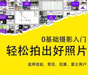 0基础摄影入门,轻松拍出好照片(适用佳能、索尼、尼康、富士用户)-稀缺资源库