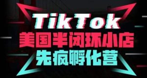 疯人院·TikTok美国半闭环小店孵化营，抢占TikTok美国蓝海市场，开店、运营、带货、投流全实操-稀缺资源库
