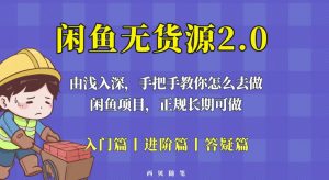 闲鱼无货源最新玩法，从入门到精通，由浅入深教你怎么去做【揭秘】-稀缺资源库