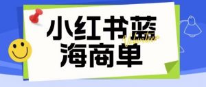 价值2980的小红书商单项目暴力起号玩法，一单收益200-300（可批量放大）-稀缺资源库
