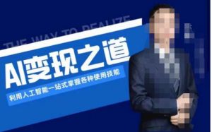 AI变现之道,利用人工智能一站式掌握各种使用技能(图文版教程)-稀缺资源库