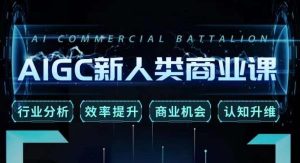 张诗童·AIGC新人类商业课，​行业分析/效率提升/商业机会/认知升维-稀缺资源库